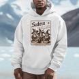 Salem Book Club Bookish Halloween Retro Salem Witch Book Unisex Hoodie
