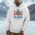 San Francisco Cat Golden Gate Bridge Book Lover Unisex Hoodie San Francisco Cat Golden Gate Bridge Book Lover Unisex Hoodie