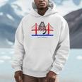 San Francisco Cat Golden Gate Bridge Book Lover Vintage Unisex Hoodie
