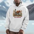 San Francisco Cat Tshirt Golden Gates Bridge Reading Books Unisex Hoodie San Francisco Cat Tshirt Golden Gates Bridge Reading Books Unisex Hoodie