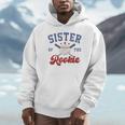 Sister Of Rookie 1st Birthday Baseball Boy Family Matching Unisex Hoodie Sister Of Rookie 1st Birthday Baseball Boy Family Matching Unisex Hoodie