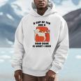 Tea A Cup Of Tea And A Good Book Is What I Need Cat Men Women Kids Unisex Hoodie