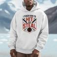 I Teach Kids To Hit And Steal Baseball Softball Coach Premium Tri-Blend Unisex Hoodie