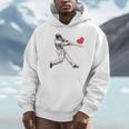 Valentines Baseball Batter Heart Player Silhouette Premium Tri-Blend Unisex Hoodie Valentines Baseball Batter Heart Player Silhouette Premium Tri-Blend Unisex Hoodie
