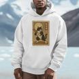 Vintage Japanese Ukiyo-e Baseball Cat Batting Unisex Hoodie Vintage Japanese Ukiyo-e Baseball Cat Batting Unisex Hoodie