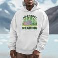 Wild About Reading Books Rhino Pig And Crocodile Unisex Hoodie Wild About Reading Books Rhino Pig And Crocodile Unisex Hoodie