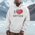 Women's Clifford The Big Red Dog I Heart Clifford Childrens Books Unisex Hoodie Women's Clifford The Big Red Dog I Heart Clifford Childrens Books Unisex Hoodie