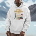 World Languages Squad Books Tower Performance Unisex Hoodie