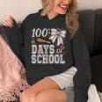 100 Days Of School Baseball 100th Day Of School Coquette Bow Unisex Hoodie