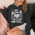 100 Days Of School Baseball Bat 100th Day Of School Unisex Hoodie 100 Days Of School Baseball Bat 100th Day Of School Unisex Hoodie