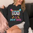 100 Days Of School Baseball Ice Cream Drip 100th Day School Unisex Hoodie 100 Days Of School Baseball Ice Cream Drip 100th Day School Unisex Hoodie