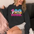 100 Days Of School Baseball Ice Cream Drip For Teacher Kid Unisex Hoodie