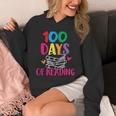 100 Days Of School Reading English Teacher Books Stack Unisex Hoodie