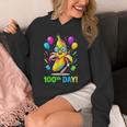 100th Day Of School Banana Baseball Drip For Kids Youth Girl Unisex Hoodie