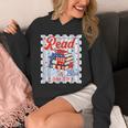 4th Of July Patriotic Read Blue Books Men Women Kid Unisex Hoodie