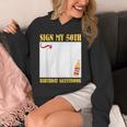 50th Birthday SIGN MY 50TH BIRTHDAY GUESTBOOK 50 Years Unisex Hoodie