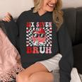 6 7 Bruh Six Seven Valentine Heart Baseball Unisex Hoodie