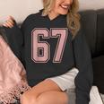 6 7 Number 67 Baseball Meme Tee For Women Unisex Hoodie