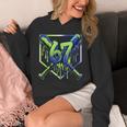 67 Baseball Drip Effect Urban Tee Style 6-7 Meme Graphic Unisex Hoodie