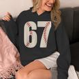 67 Baseball Six Seven 6 7 Meme 67 Unisex Hoodie