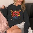 67 Sports Meme – Baseball Bats Number 6 7 Unisex Hoodie