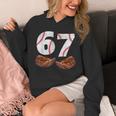 67 Trend Baseball Glove Number Style Unisex Hoodie 67 Trend Baseball Glove Number Style Unisex Hoodie