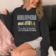 Abibliophobia Book Lover Avid Reader Bookworm Book Reader Unisex Hoodie