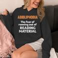 Abibliophobia Reading Bookworm Teacher Librarian Book Reader Unisex Hoodie Abibliophobia Reading Bookworm Teacher Librarian Book Reader Unisex Hoodie