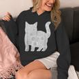 Adult Coloring Book CAT Mandala Flowers T-Shirt Unisex Hoodie