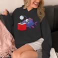 Anglerfish Reading Book Unisex Hoodie