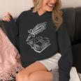 Antique Book With Feather Pen Unisex Hoodie