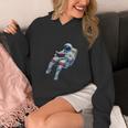 Astronaut Reading Book Sci-Fi Enthusiast Unisex Hoodie