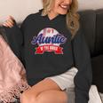 Auntie Rookie Of Year 1st Birthday Baseball Theme Matching Unisex Hoodie