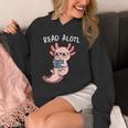 Axolotl Reading a Book Read Alotl Books Axolotl Book Unisex Hoodie Axolotl Reading a Book Read Alotl Books Axolotl Book Unisex Hoodie