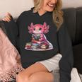 Axolotl Reading Bookworm Book Lovers Unisex Hoodie