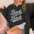 Back To Back For Boys Girls Men Women Baseball Unisex Hoodie