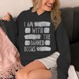 I Am With The Banned Books Reading Lovers Protest Book Bans Unisex Hoodie