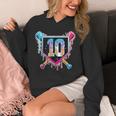 Baseball 10 Year Old Boy Ice Cream Drip 10th Birthday Player Unisex Hoodie Baseball 10 Year Old Boy Ice Cream Drip 10th Birthday Player Unisex Hoodie