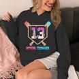 Baseball 13 Year Ice Cream Drip 13th Bday Official Teenager Unisex Hoodie
