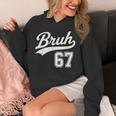 Baseball 6 7 Bruh Number 67 Six Seven Meme Boys Kids Unisex Hoodie Baseball 6 7 Bruh Number 67 Six Seven Meme Boys Kids Unisex Hoodie