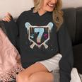 Baseball 7 Year Old Ice Cream Drip 7th Birthday Boy Number 7 Unisex Hoodie Baseball 7 Year Old Ice Cream Drip 7th Birthday Boy Number 7 Unisex Hoodie