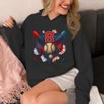 Baseball 8 Year Old Splash Drip 8th Birthday Boy Number 8 Unisex Hoodie