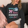 Baseball Or Bows Your Mommy Loves You Gender Reveal Matching Unisex Hoodie