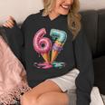 Baseball Drip Ice Cream 67 Unisex Hoodie
