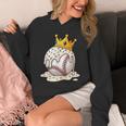 Baseball Drip Ice Cream Crown Melt Graphic Unisex Hoodie Baseball Drip Ice Cream Crown Melt Graphic Unisex Hoodie