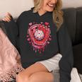 Baseball Drip Ice Cream Sprinkles Valentines Day Baseball Unisex Hoodie