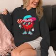Baseball Drip Ice Cream Valentines Day Baseball Sport Boys Unisex Hoodie Baseball Drip Ice Cream Valentines Day Baseball Sport Boys Unisex Hoodie
