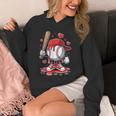 Baseball Drip Icecream Apparel Youth Boy Valentine Unisex Hoodie