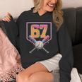 Baseball Drip Number 67 Fun Six Seven 6 7 Meme Unisex Hoodie Baseball Drip Number 67 Fun Six Seven 6 7 Meme Unisex Hoodie