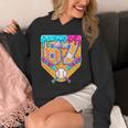 Baseball Drip Number 67 Ice Cream Home Plate Drip Unisex Hoodie